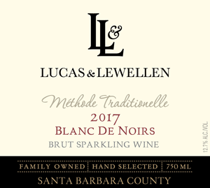 2017 Lucas & Lewellen Sparkling Wine front label