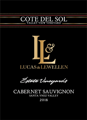 2018 Lucas & Lewellen Cote del Sol Cabernet Sauvignon front label