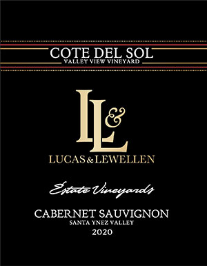 2020 Cabernet Sauvignon Cote del Sol front label 2020 Cabernet Sauvignon Cote del Sol front label