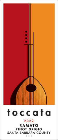 2022 Toccata Ramato front label 2022 Toccata Ramato front label