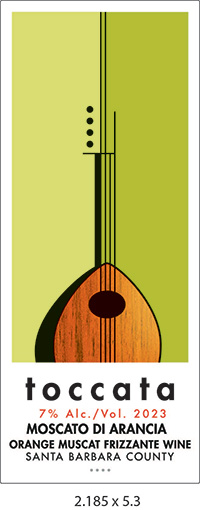 2023 Moscato di Arancia front label