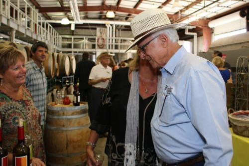 The Dirtman always wants to know what Wine Club members think of our latest releases!  - Photo by David Johannsen The Dirtman always wants to know what Wine Club members think of our latest releases!  - Photo by David Johannsen