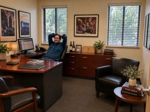 Mike Lewellen in business office