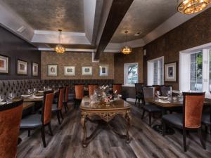 The beautiful dining room at First & Oak