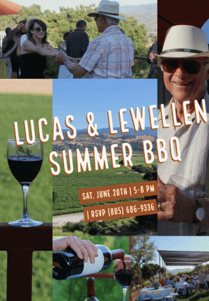 2020 Lucas & Lewellen Summer BBQ graphic