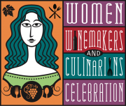 Art graphic for Women Winemakers event 2024