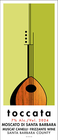 2024 Toccata Moscato di SB front label